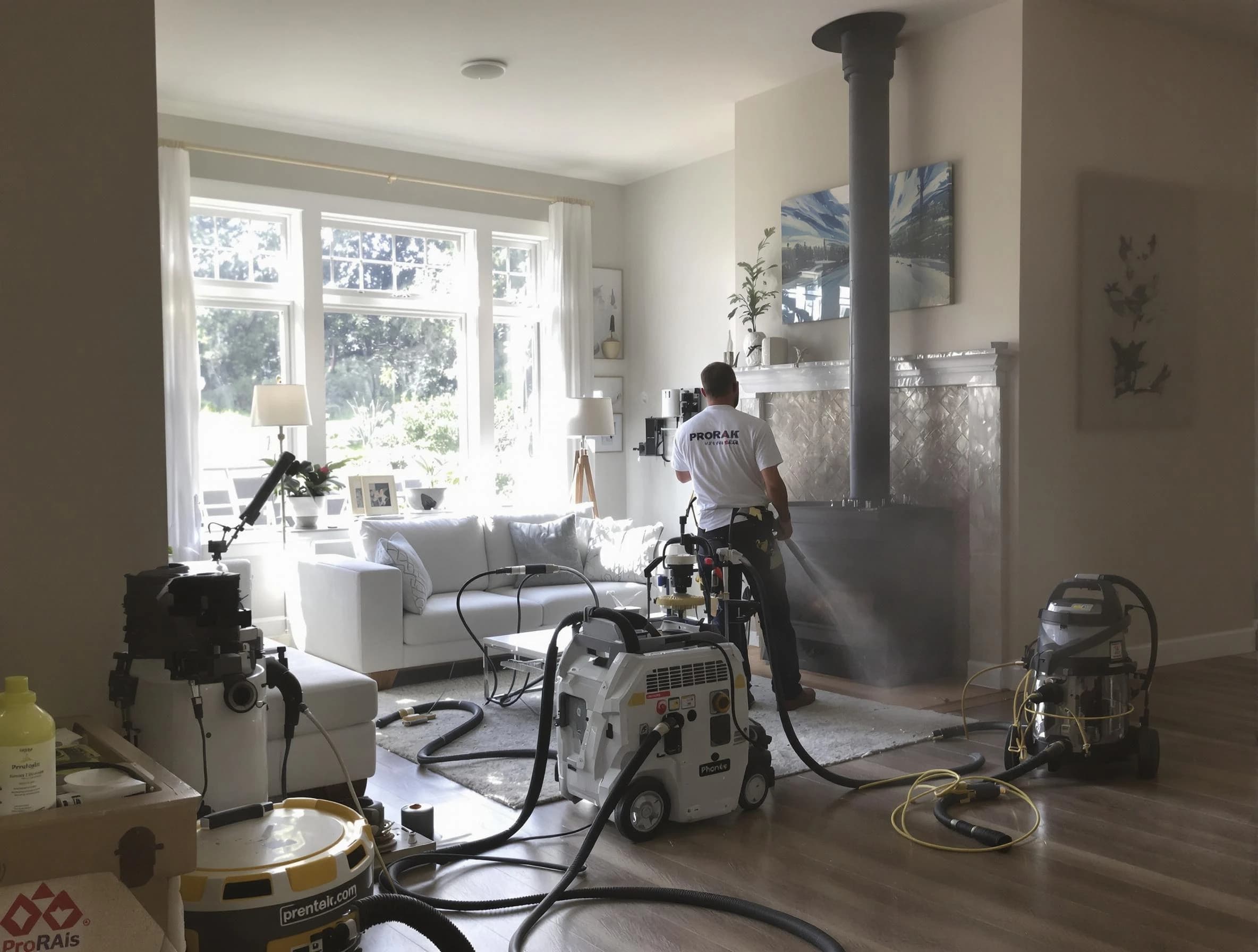 Soot removal service by Margaret Chimney Sweep for a fireplace in Margaret, AL