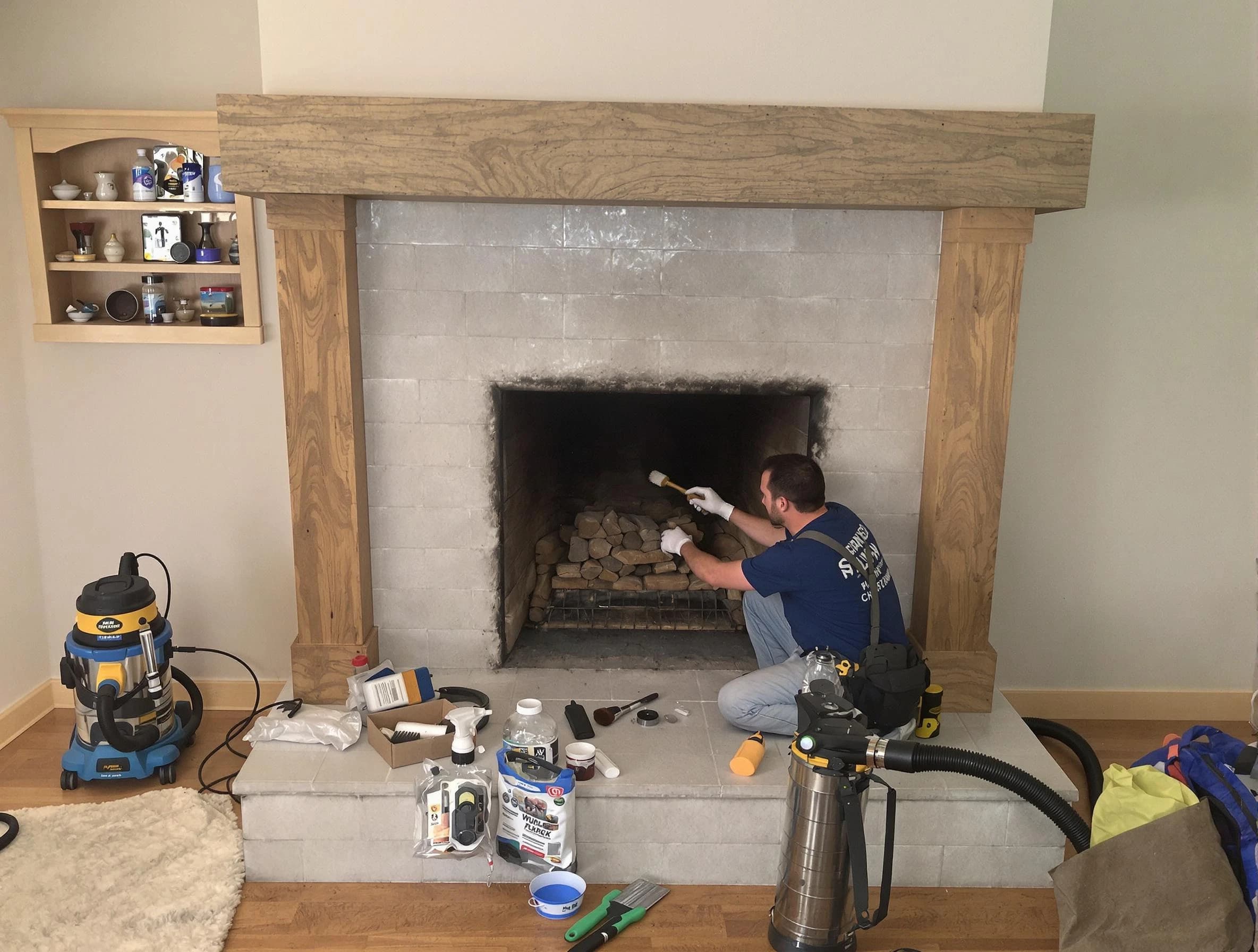 Detailed creosote removal process by Margaret Chimney Sweep in Margaret, AL