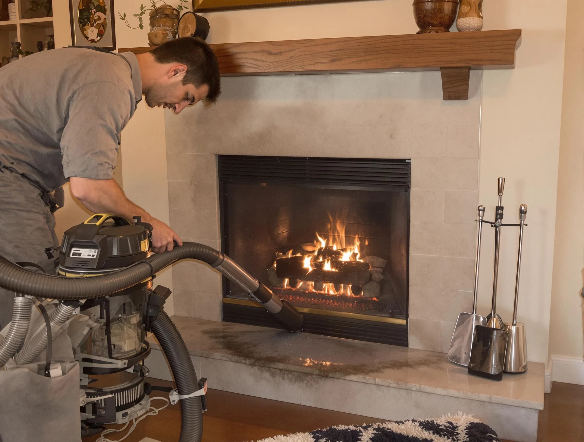 Routine fireplace upkeep by Margaret Chimney Sweep in Margaret, AL