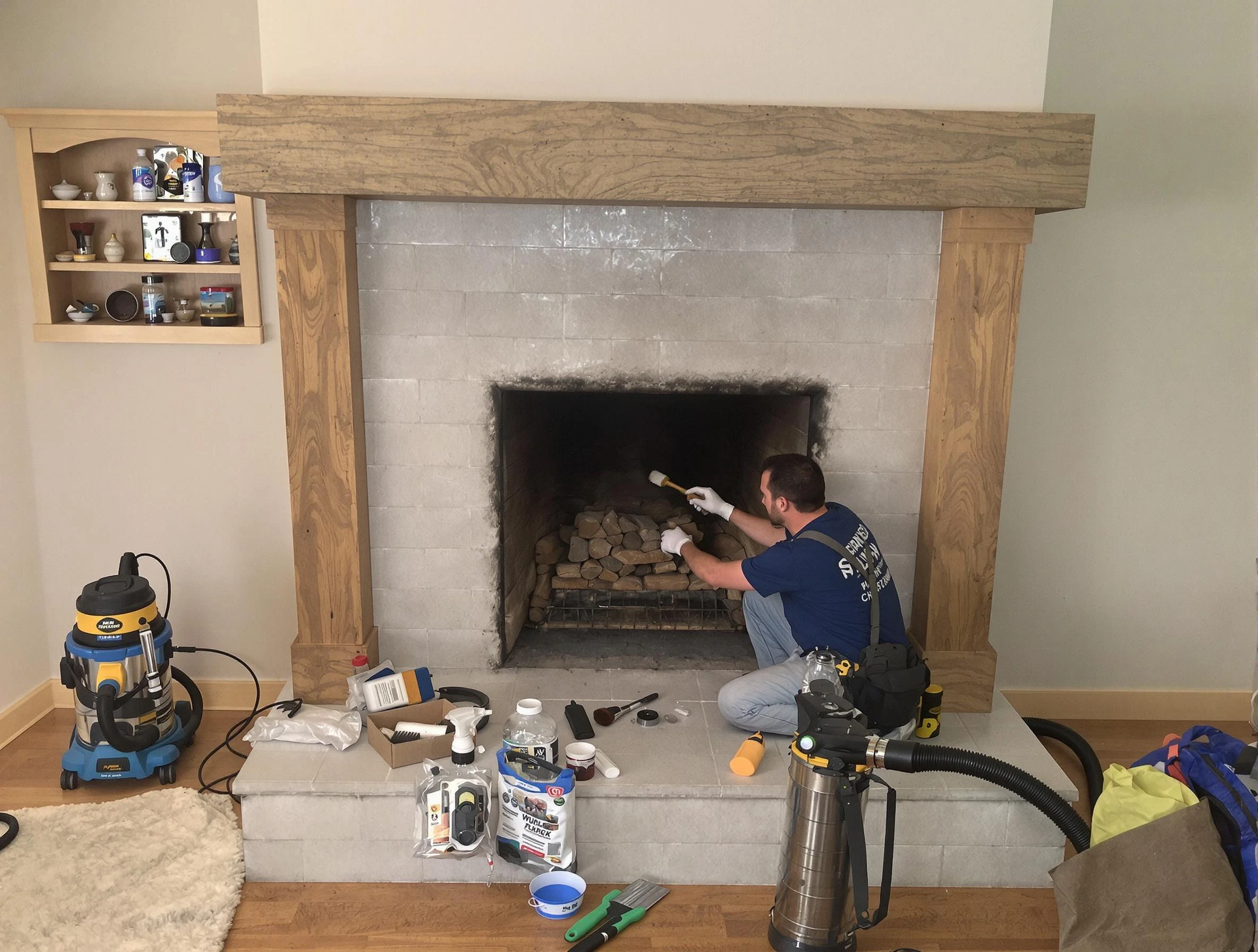 Detailed creosote removal process by Margaret Chimney Sweep in Margaret, AL